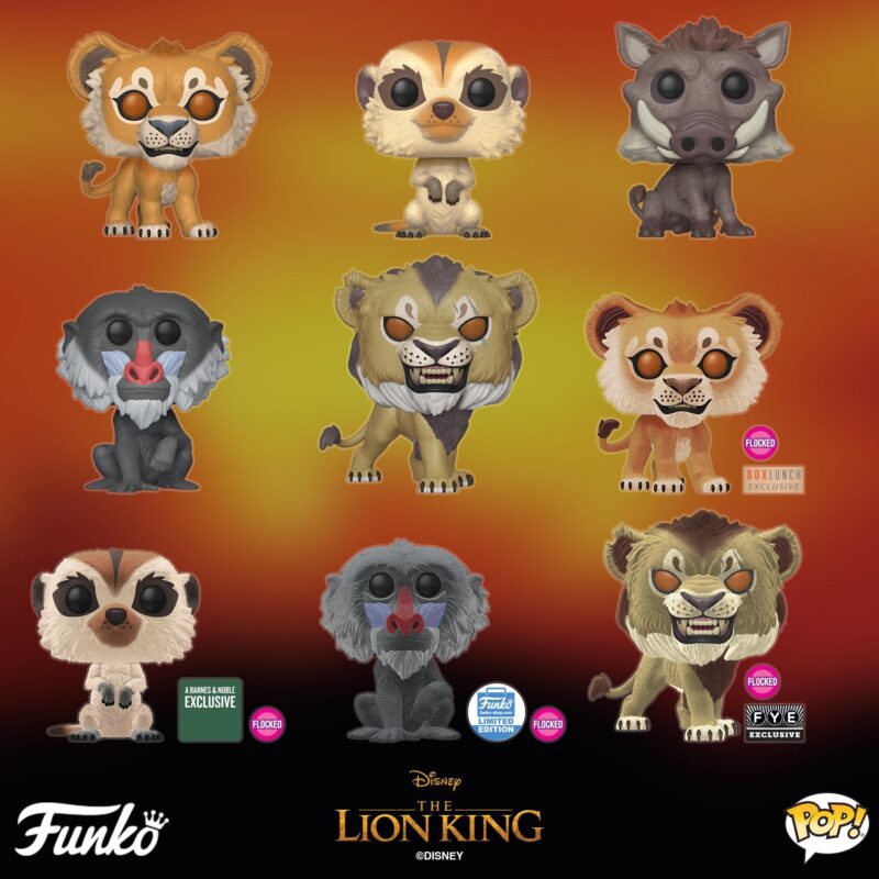 the lion king funko pop list